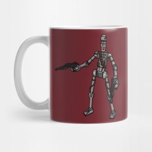 robot gunner Mug